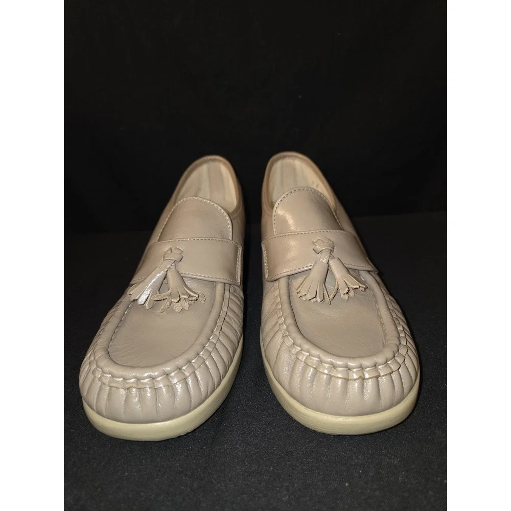 SAS Siesta Lace‎ Up Loafer Tan Womens Size 9 N Width New!